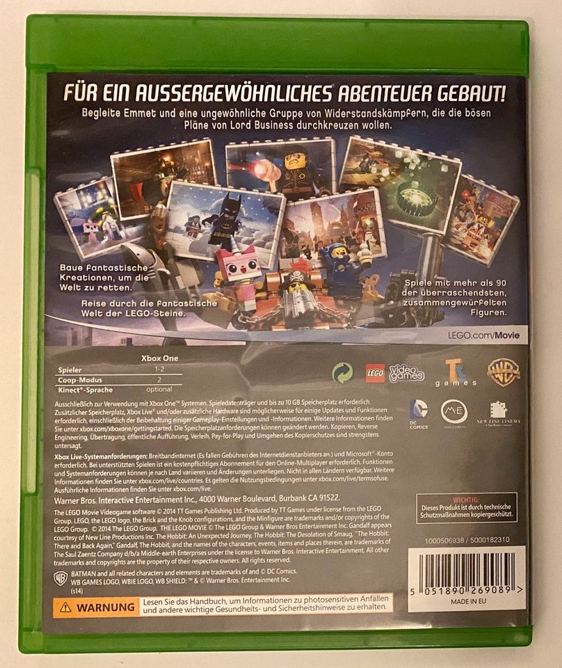 The LEGO Movie Videogame - Spiel Xbox One X S Series Multiplayer in Burg