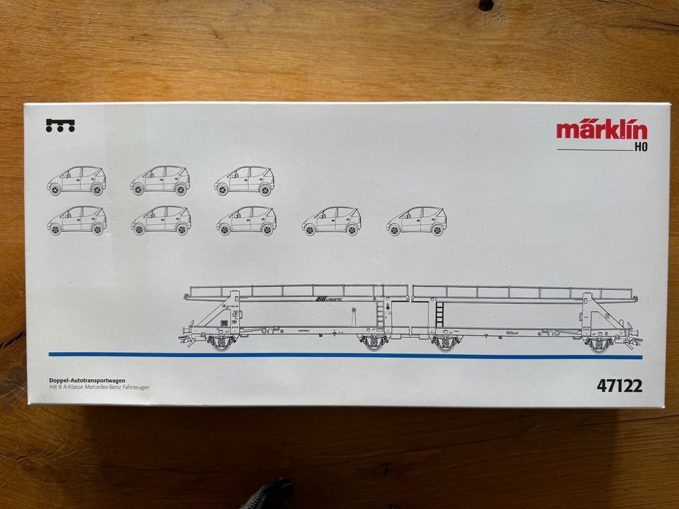 ‼️ Märklin H0 - 47122 Autotransportwagen Mercedes A-Klasse MHI in Eigeltingen