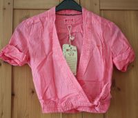 kurze Mustang Wickel-Bluse in pink - Size S - 100 % Baumwolle Berlin - Steglitz Vorschau