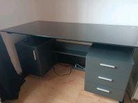 Schreibtisch in Schwarz mit Glasplatte Nordrhein-Westfalen - Siegen Vorschau