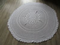 runde Tischdecke * 160** Gestrickt* Handarbeit Nordrhein-Westfalen - Greven Vorschau