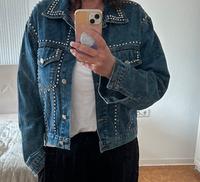 Blaue Jeansjacke mit Glitzer Gr. One Size Hemelingen - Hastedt Vorschau
