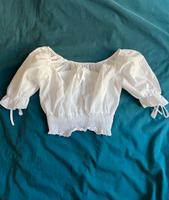 Weiße Cropped-Bluse Sachsen-Anhalt - Halle Vorschau