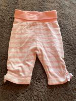 Steiff Mädchen Baby Capri Leggings Gr. 68 rosa weiß Niedersachsen - Großefehn Vorschau