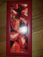 Bild für Küche/Esszimmer - Tomaten mit rotem Holzrahmen, 46x20cm Bayern - Immenstadt Vorschau