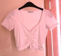 Zara Crop Top Damen weiß Gr. M/38 Sachsen - Niederwiesa Vorschau