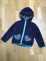 Süße Kuschel Fleece Teddyfell Jacke 98/104 lila weiß Herbst Herz Dresden - Neustadt Vorschau