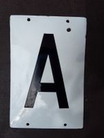 Gewölbtes Emailleschild Eisenbahnsignal Formsignal Reichsbahn Niedersachsen - Schwerinsdorf  Vorschau