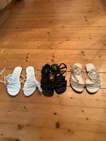 Sandalen Größe 40 weiß schwarz NEU Nordrhein-Westfalen - Straelen Vorschau