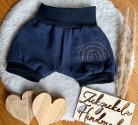 Handmade kurze Pumphose Shorts aus Musselin Größe 80/86 Nordrhein-Westfalen - Erwitte Vorschau