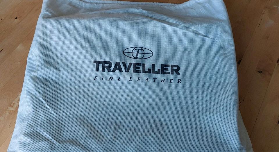 Tasche Aktentasche aus Leder mit Ledermappe von Traveller in Dresden