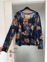 Taifun Shirt blau braun Blumen Rosen Gr.46 warm Fleece wie neu Bayern - Markt Schwaben Vorschau