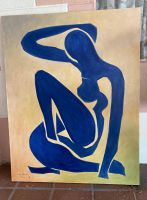 Ölbild auf Leinwand - Frau in blau Nordrhein-Westfalen - Detmold Vorschau