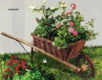 Schubkarren zum bepflanzen aus Weide, mit Folie für 15,00€ Baden-Württemberg - Philippsburg Vorschau