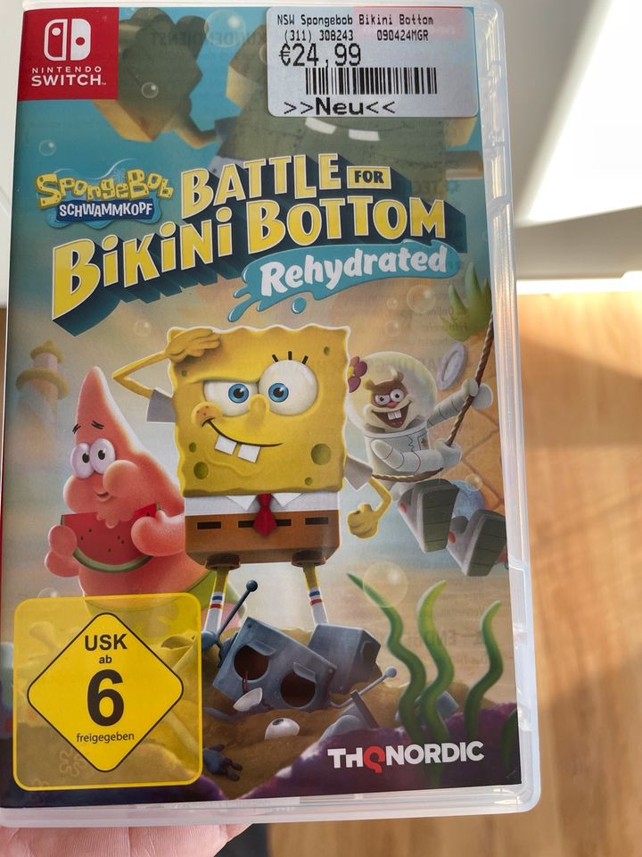 Switchspiel - Neu, Spongebob, Battle for Bikini Bottom Rehydrated in Reinsfeld