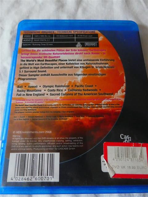 Blu Ray "The World´s Most Beautiful Place" in Mülsen