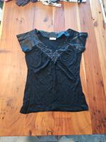 orsay Damen top schwarz gr. m 90er vintage Bayern - Wilhermsdorf Vorschau