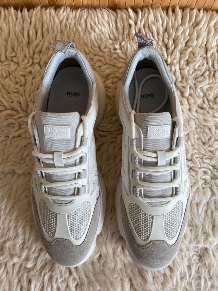 Hugo Boss Sneaker Sportschuhe Trainingsschuhe weiß Gr.44 NEU! in Stuttgart