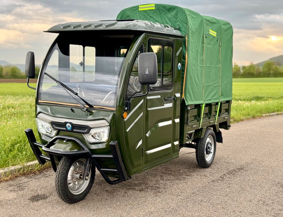 Kabinenroller Cargo Premium Elektro Pritsche 45 km/h 25 km/h Pickup ape in Dürnau