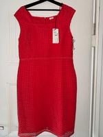 Neu! S.Oliver Kleid Etuikleid Lachsrot rot Gr. 40 Gr. L NP 139€ Stuttgart - Bad Cannstatt Vorschau
