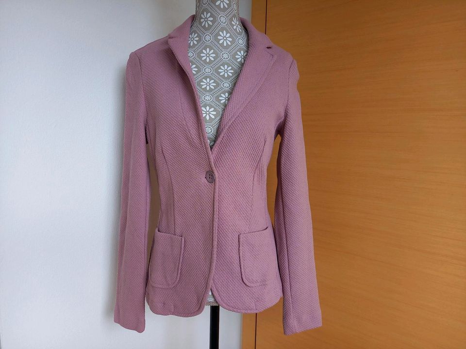 Neu! Esprit | altrosa Blazer Gr. S | Strickjacke aus Baumwolle in Dresden