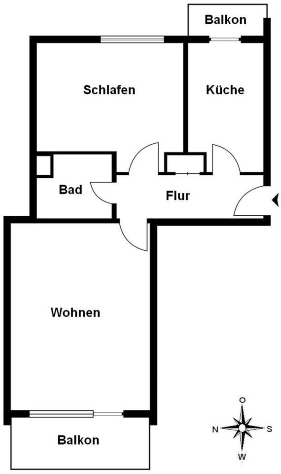2 Zi. Wohnung mit EBK in Erlangen Frauenaurach in Erlangen