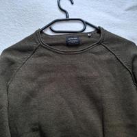 Pullover S Herren Grün Khaki 100% Baumwolle Hessen - Rödermark Vorschau