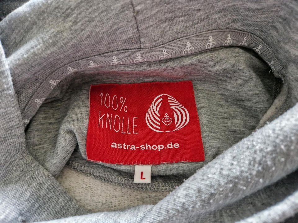 Astra Brauerei Hoodie Herzanker Grau (Größe L, Hamburg, St Pauli) in Warstein