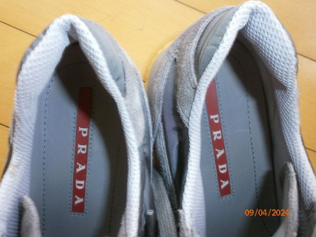 Original Prada Damen Sneaker 3E 5938 grau Wildleder Nylon Gr. 39 in Dortmund