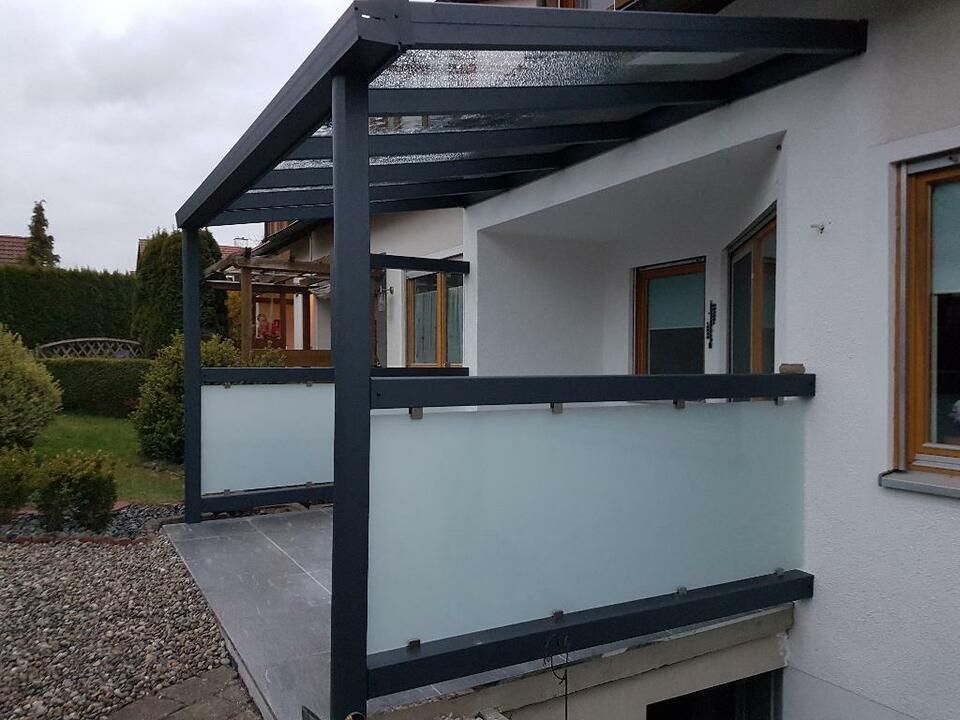 Alu-Terrassenüberdachungen-pulverbeschichtet * VSG - GLAS* in Gablingen