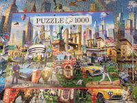 VERSCHENKE New York City 1000 Teile Puzzle 4 Teile fehlen Sachsen - Kesselsdorf Vorschau