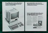 Loewe CEPT-BTX Bildschirmtext Werbung 1983 Niedersachsen - Danndorf Vorschau