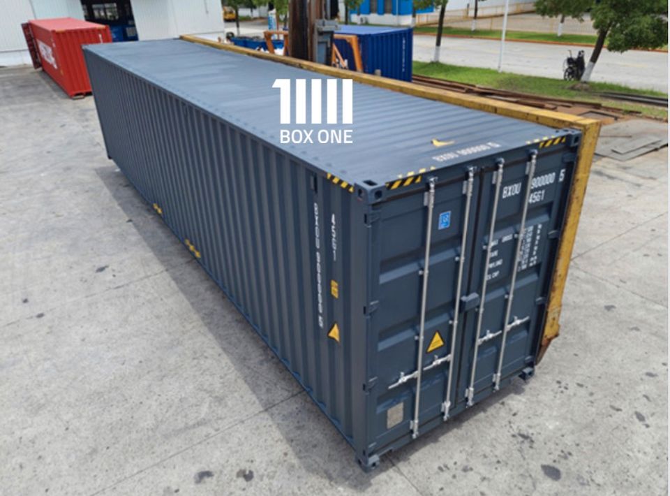 ✅ 40 Fuß Seecontainer kaufen | BOX ONE | Container | Effizient | Robust | High Cube ✅ in Dortmund