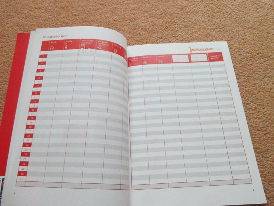 Mein Taschengeldplaner Taschengeld Ausgaben Haushaltsbuch Geld in Kyritz