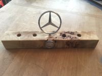 Kantholz Rosskastanie Stifthalter Mercedes Emblem W126 + Stern Nordrhein-Westfalen - Haan Vorschau