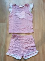 Set aus tshirt und kurzer Hose Mädchen 74/80 rosa Bayern - Memmingen Vorschau