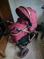 Daliya Bambino 2in1  Kinderwagen in Rot Hessen - Limeshain Vorschau