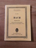 Partitur J.S. Bach Kantate 68 "Also hat Gott..." Eulenburg Kreis Ostholstein - Bad Schwartau Vorschau