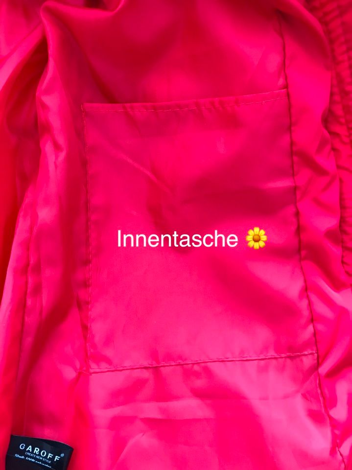 Rote Winter-Jacke mit Kunstfell - Garoff - Gr. S/ 36 - NP 150€ in Berlin