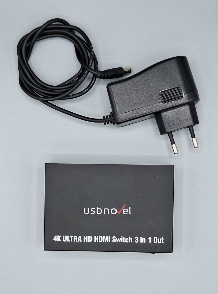 USBNovel 3 Port HDMI 3 in 1 Out Splitter Switch Schalter 4K in Siegburg