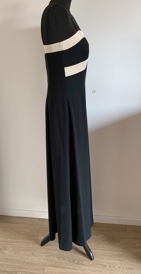 Vera Mont Abendkleid Gr. 38 schwarz Creme in Kaarst