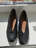 Schwarze Ballerina-Pumps mit Keilabsatz, Gr. 38,5 Hamburg - Wandsbek Vorschau