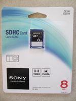 Sony SDHC Card Karte Speicherkarte 8 GB NEU & OVP Bayern - Osterberg Vorschau