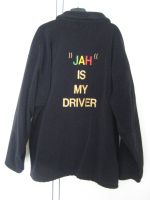 RASTAFARI - JAH IS MY DRIVER Fleecejacke - Gr. L/XL - Unikat Hessen - Volkmarsen Vorschau