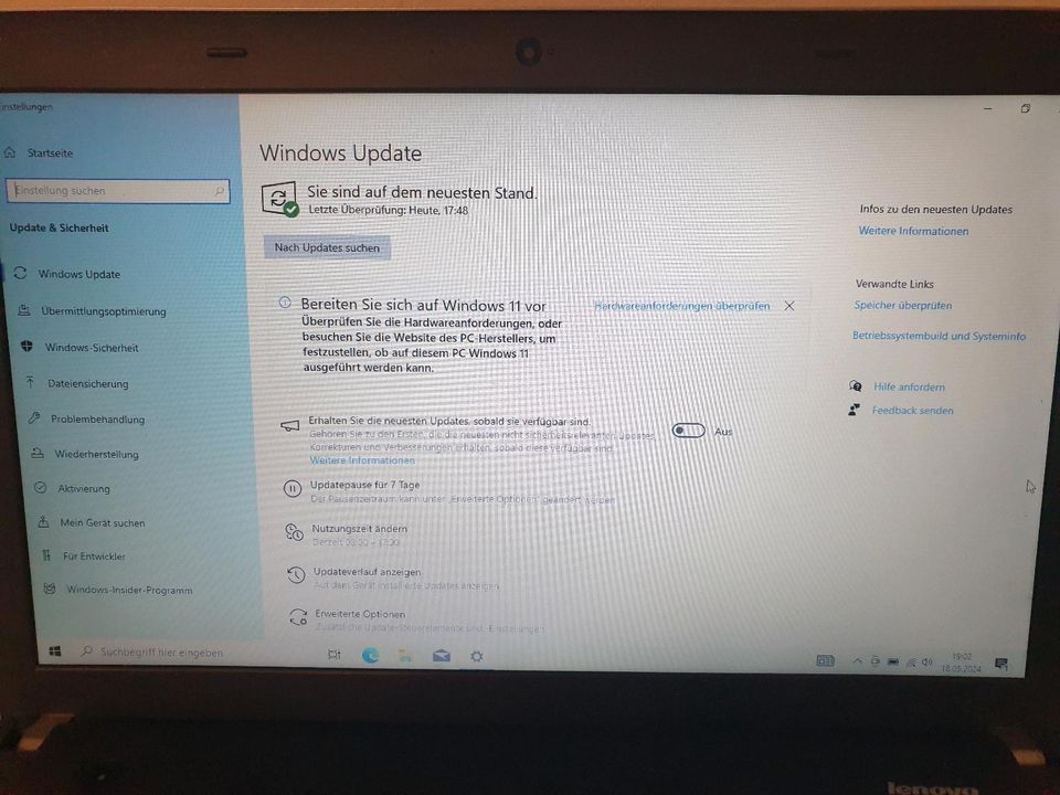Notebook Lenovo ThinkPad in Bünde