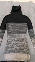 Diesel Strickkleid S schwarz/beige mit Wolle und Alpaka Bayern - Fürth Vorschau