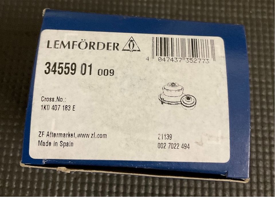 Skoda Yeti VW Polo 3 Lagerung 1K0407183E NOS Lemförder 6VB* in Brombachtal