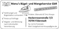 Bügel- und Mangelservice Baden-Württemberg - Filderstadt Vorschau