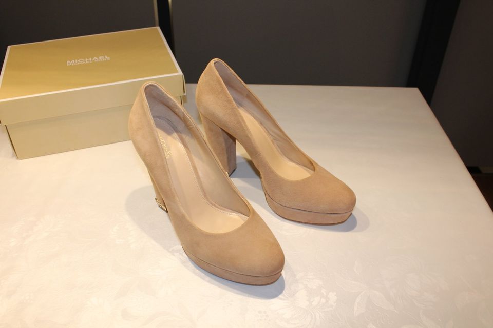 Michael Kors Plateau-Pumps Gr 40 Wildleder High Heels w K&S 175€ in Sindelfingen