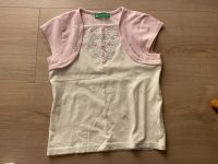Cichlid T-Shirt Gr. 134 Top weiß rosa Glitzer Prinzessin (Kostüm) Sachsen-Anhalt - Magdeburg Vorschau